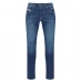 Мужские шорты Diesel D Luster Slim Jeans Mid Blue 01