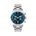 Gant Gant Sussex 44 Black-Metal Bcg Watch Stainless Steel Watch Silver/Blue