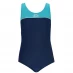 Купальник для девочки Slazenger LYCRA® XTRA LIFE™ Racer Back Swimsuit Girls Navy