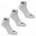 Шкарпетки Puma 3 Pack Quarter Socks Mens White