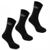 Шкарпетки Puma 3 Pack Crew Socks Mens Black