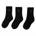 New Balance Kids 3 Pack of Crew Socks Black
