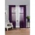 Детское нижнее белье Home Curtains Plain Dyed Voile Slot Top Panels Pairs Purple