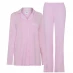 Женская ночнушка Chelsea Peers Modal Button Up Pyjama Set Pink