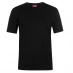 Мужская футболка с коротким рукавом Slazenger Plain T Shirt Mens Black