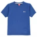 Детская футболка Slazenger Plain T Shirt Junior Boys Royal Blue