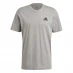 Мужская футболка с коротким рукавом adidas Essentials Single Jersey Linear Embroidered Logo T-Shirt Mens Grey Heather SL
