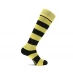 Sondico Football Socks Junior Black/Yellow