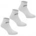 Женские носки Everlast 3 Pack Trainer Socks Junior White