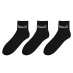 Шкарпетки Everlast Quarter Sock 3 Pack Mens Black