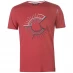 Мужская футболка с коротким рукавом Jack Wolfskin Tech Tee Ld33 Tulpid Red