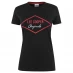 Жіноча футболка Lee Cooper Diamond T Shirt Ladies Black