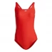 Закрытый купальник adidas Classic 3-Stripes Swimsuit Womens Bright Red/Wht