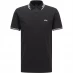 Мужская футболка поло Boss Paul Pique Polo Shirt Black 001