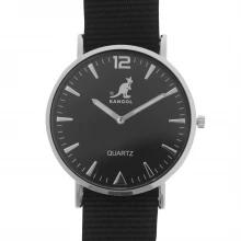 Мужские часы Kangol Quartz Stitched Strap Watch Mens