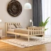 Lassic Vida Designs Milan Single Wooden Bed, High Foot Pine