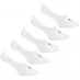 Шкарпетки Slazenger 5 Pack Invisible Socks Mens White