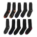 Шкарпетки Lee Cooper 10 Pack Socks Mens Black Asst