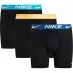 Мужские трусы Nike 3 Pack Dri-FIT Boxer Shorts Mens Black/Orange