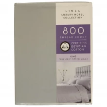 Hotel Collection 800TC Grey Fitted Sheet