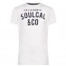 Мужская футболка с коротким рукавом SoulCal Textured Flecked T Shirt Ecru