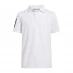 Мужская футболка поло adidas 3 Stripe Polo Shirt Junior Boys White