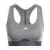 Женская толстовка adidas Powerreact Training Medium Support 3-Stripes Bra Womens Grey/White