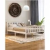 Мужские трусы Lassic Vida Designs Milan Double Wooden Bed, High Foot White & Pine