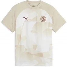 Мужские шорты Puma Manchester City Pre-Match Short Sleeve Shirt 2023 2024 Juniors