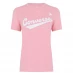 Жіноча футболка Converse Nova Logo T Shirt Ladies Coastal Pink