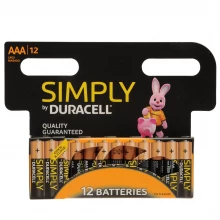 Duracell Simply 12 Pack AAA Batteries
