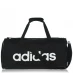 Чоловіча сумка adidas Linear Duffel Bag - Medium Black/White