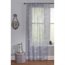 Home Curtains Ayla Slot Top Single Panels