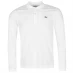 Мужская футболка с длинным рукавом Lacoste Sleeve Polo Shirt White 001