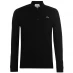 Мужская футболка с длинным рукавом Lacoste Sleeve Polo Shirt Black 031