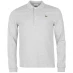 Мужская футболка с длинным рукавом Lacoste Sleeve Polo Shirt Grey Marl CCA