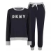 Женская пижама DKNY Logo Sweat and Jogger Set Navy