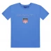 Детская футболка Gant Shield Logo T Shirt Palace Blue 424