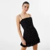 Женское платье Jack Wills Ruffle Hem Mini Dress Black Print