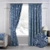 Чоловіча толстовка Home Curtains Darcy Floral Printed Pencil Pleat Curtains Navy