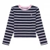 Чоловічий рюкзак Jack Wills Stripe Long Sleeve T-shirt Junior Girls Navy Blazer