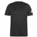 Мужская футболка с коротким рукавом adidas Train Essentials Stretch Training T-Shirt Mens DkGreyMarl/Blk
