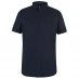 Firetrap Men's Classic Oxford Short Sleeve Shirt Navy
