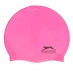 Slazenger Junior Silicone Swim Cap Pink