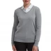Женский свитер Footjoy Wool Blend V Sweater Womens Grey