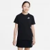 Мужская футболка с длинным рукавом Nike Sportswear Big Kids' (Girls') T-Shirt Black/White
