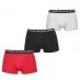Мужские трусы Lacoste 3 Pack Boxer Shorts Nvy/Wht/Red