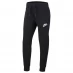 Детские штаны Nike Girls Fundamentals Fleece Jogging Bottoms Black/White