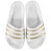 Взуття для басейну adidas adidas Adilette Aqua Slide Womens White/Metalic