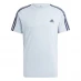 Мужская футболка adidas Essentials 3-Stripes T-Shirt Mens Wonder Blue